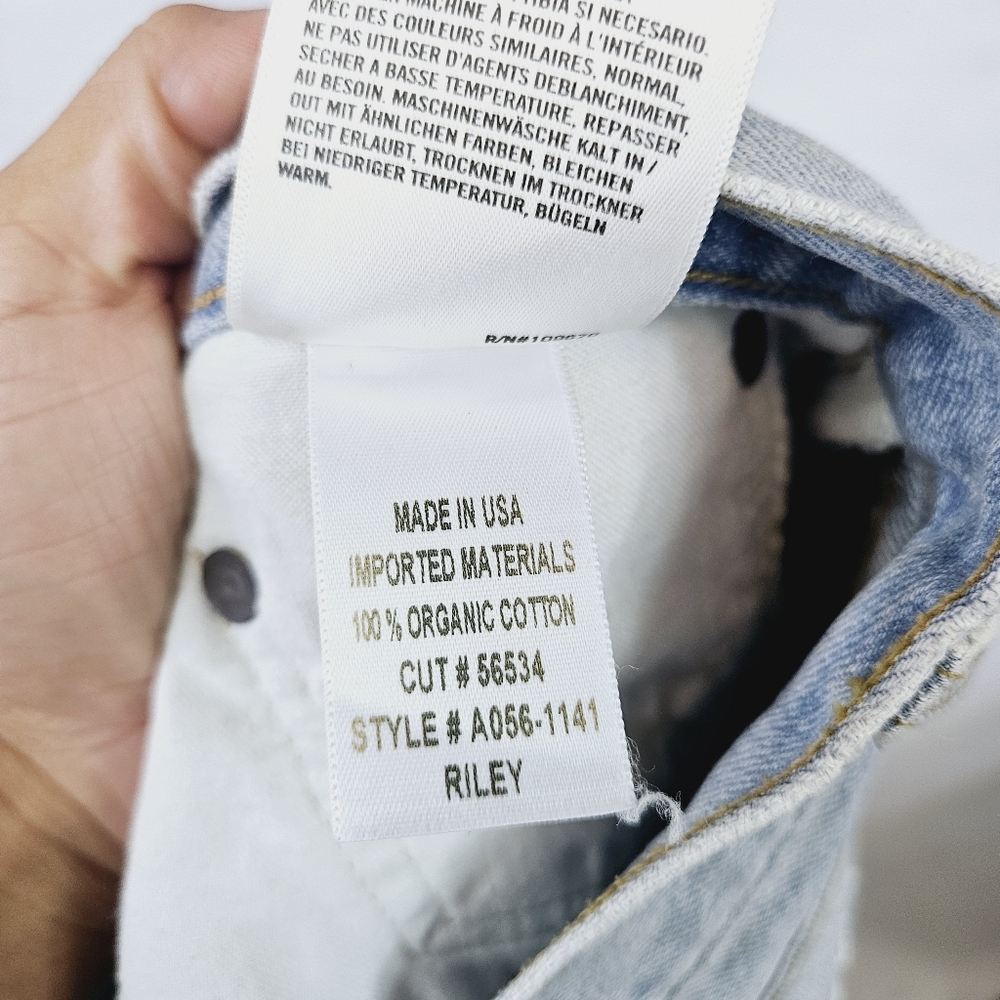 Agolde Riley High Rise Straight Crop size 34 - Picture 11 of 11